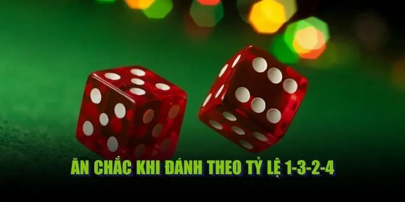 Cách đánh Tài Xỉu 1-3-2-4 chuẩn: Giảm rủi ro, nhận thưởng to